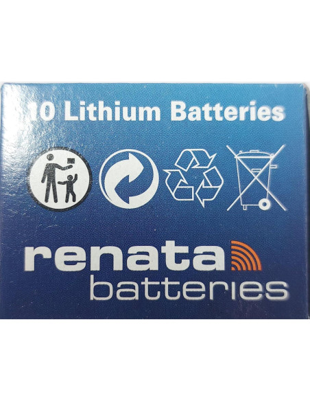 Batería de Litio Renata CR1025 3V Hecho en Suiza