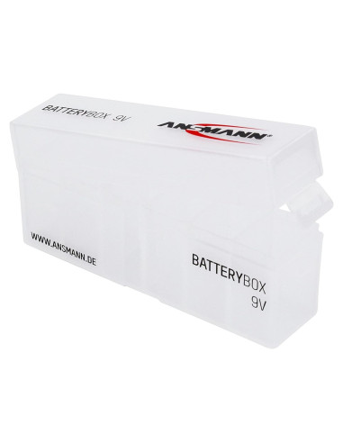 Estuche de Baterías ANSMANN para 6 Baterías Recargables 9V