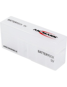 Estuche de Baterías ANSMANN para 6 Baterías Recargables 9V 2