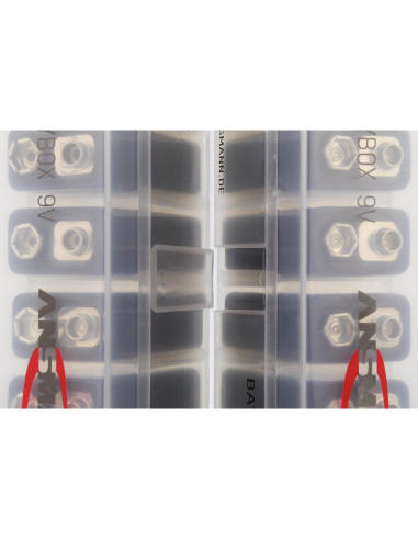 Estuche de Baterías ANSMANN para 6 Baterías Recargables 9V