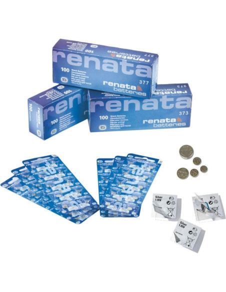 Baterías de Litio Renata 377 - Paquete de 10 Unidades