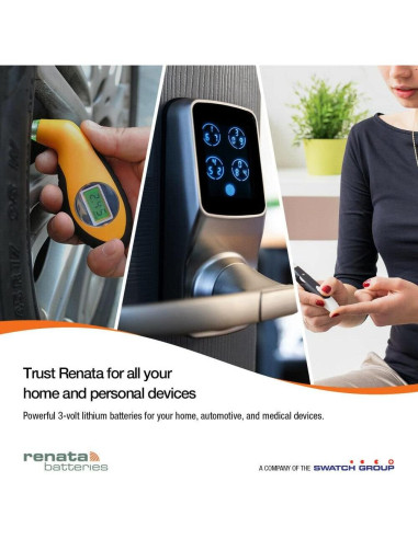 Baterías de Litio Renata CR2450N - 3V 540mAh (4 unidades)