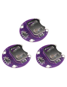 Soporte de Batería CR2032 ShillehTek | Módulo de Montaje | Paquete de 3