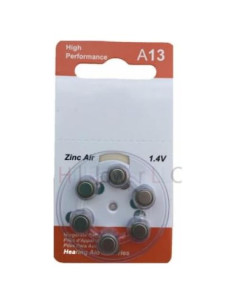 Baterías de Óxido de Zinc A13 Hillflower 300 Piezas 1.45V