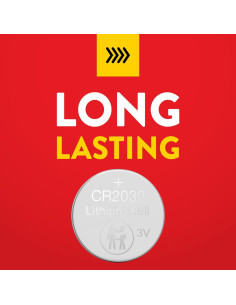 Baterías de moneda de litio Eveready 2032 - Paquete de 10 2