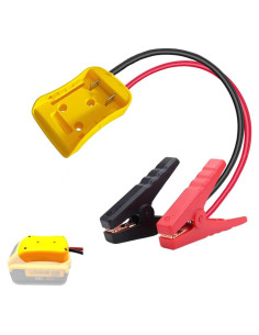 Cables de Arranque 8AWG GragicSZ para Batería Dewalt 20V 0.4m
