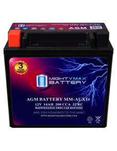 Batería AGM Mighty Max MM-AUX14 12V 14Ah para Chrysler Pacifica