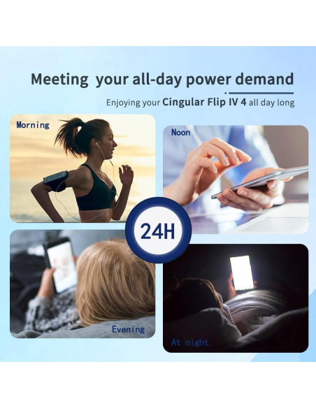 Batería de Reemplazo ITMBET TL14H5044357W 1650mAh para AT&T Cingular Flip IV