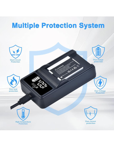 Batería y Cargador Pickle Power NB-11L para Canon 900mAh