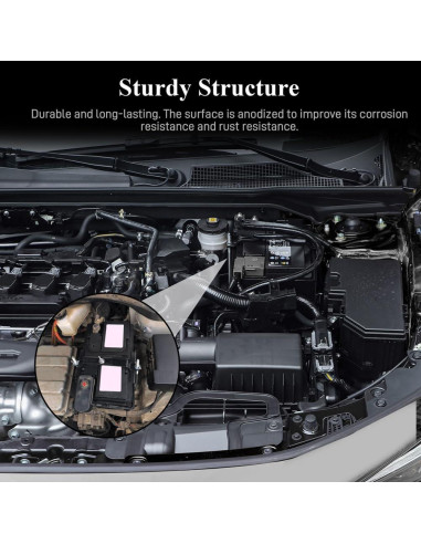 Soporte de Batería Ajustable PACLVIO Universal 23 cm Metal