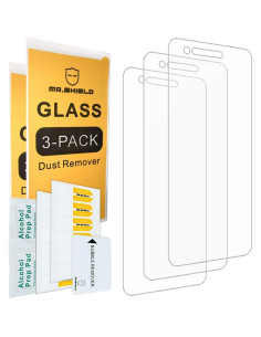 Protector de Pantalla Vidrio Templado Mr.Shield para LG Rebel 4 2