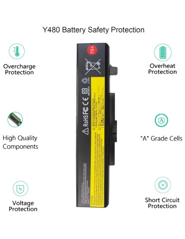 Batería de Laptop Li-ion 5200mAh Gomarty para Lenovo