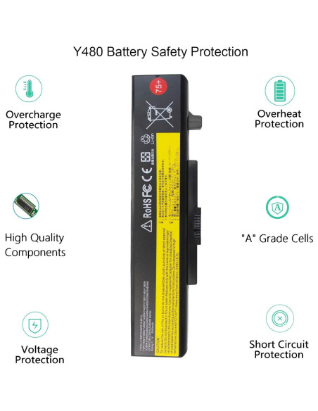 Batería de Laptop Li-ion 5200mAh Gomarty para Lenovo