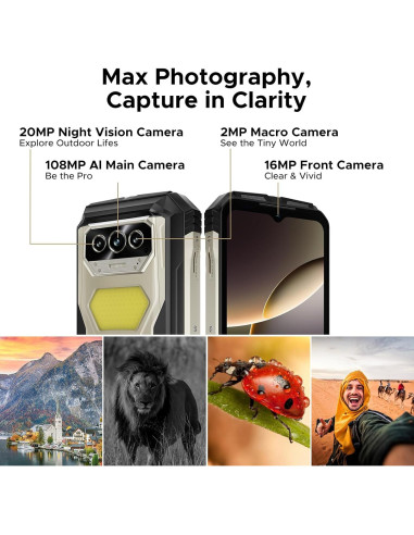 DOOGEE V Max S 5G Teléfono Resistente 22000mAh 24GB/256GB