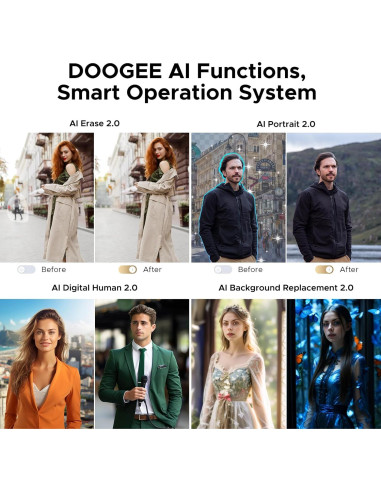 DOOGEE V Max S 5G Teléfono Resistente 22000mAh 24GB/256GB