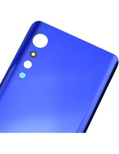 Cubierta Trasera de Vidrio Azul Aurora LG Velvet 5G con Adhesivo