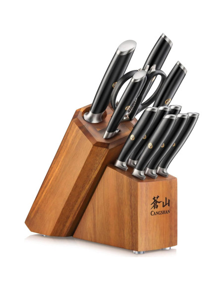 Juego de cuchillos Cangshan L Series 12 piezas acero forjado