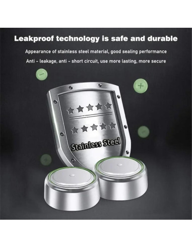 10 Piezas Baterías AG10 LR54 1.55V para Reloj Genérico