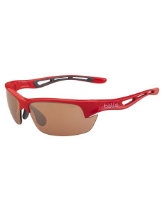 Gafas de sol Bolle Bolt para ciclismo - Rojo Brillante