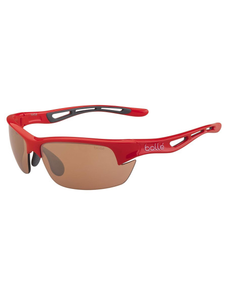 Gafas de sol Bolle Bolt para ciclismo - Rojo Brillante
