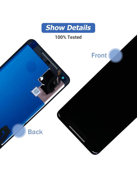 Reemplazo Pantalla Táctil LCD Goo-gle Pixel 2 XL Negro Reemplazo Pantalla Táctil LCD Goo-gle Pixel 2 XL Negro