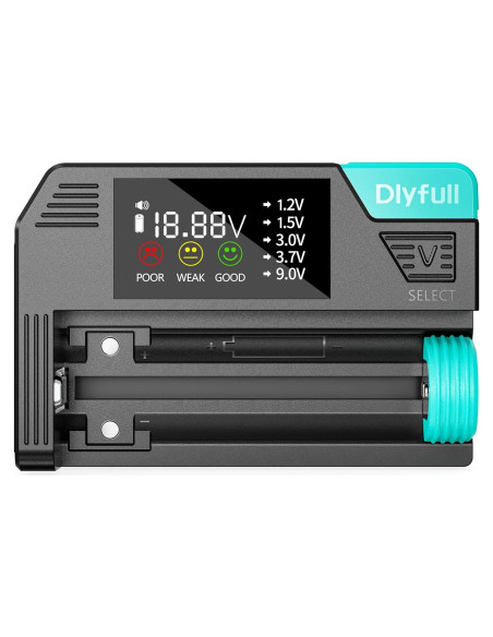 Probador de Baterías Digital Dlypow DB1 con Pantalla LCD