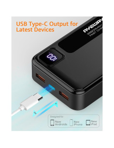 Cargador Portátil Ayeway 26800mAh USB-C Carga Rápida 2