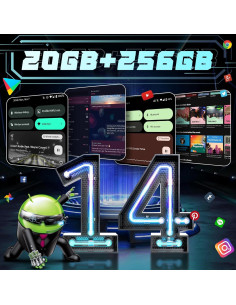 DOOGEE Blade 10 Ultra - Teléfono Resistente 20GB RAM 256GB ROM 2