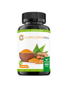 Suplemento Vegano CurcuminPro 60 Cápsulas - Proteína Arroz y Cúrcuma