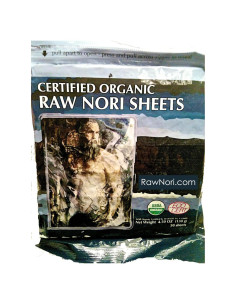 Hojas de Nori Orgánico Crudo 50 Unidades - RawNori