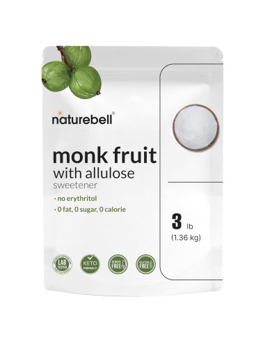 Edulcorante Natural 1.36kg NatureBell - Fruta de Monje y Alulosa