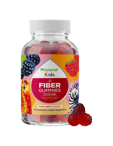 Gomitas de Fibra Prebiótica Phytoral 120 Unidades para Niños