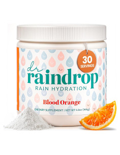Polvo de Electrolitos Dr Raindrop 163g Sabor Naranja Sangre