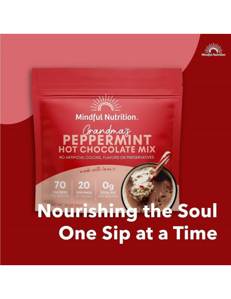 Mezcla de Chocolate Caliente Orgánico Mindful Nutrition 340g