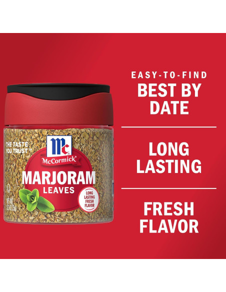Hojas de Mejorana McCormick 5.67 g - Sabor Dulce y Aromático