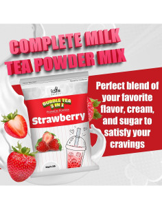 Polvo de Té de Leche de Taro Fusion Select 1kg - Mezcla 3-en-1 2