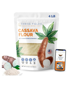 Harina de Yuca Thrive Fields 1.81 kg - Sin Gluten y Granos