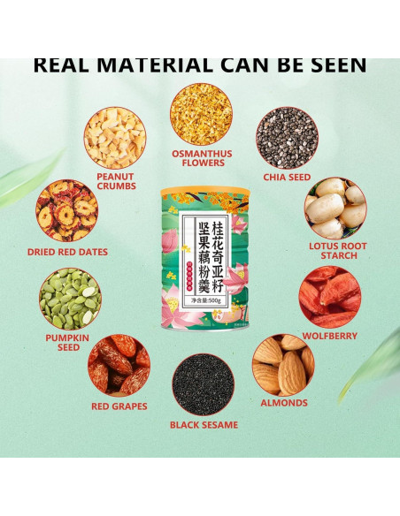 Sopa Instantánea de Raíz de Loto 500 g QJXSJDU - Desayuno Saludable