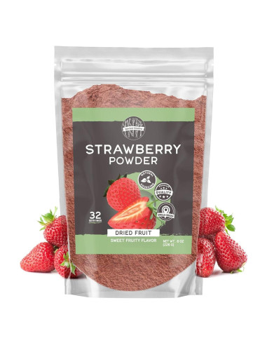 Polvo de Fresa Birch & Meadow 226.8g para Hornear y Batidos