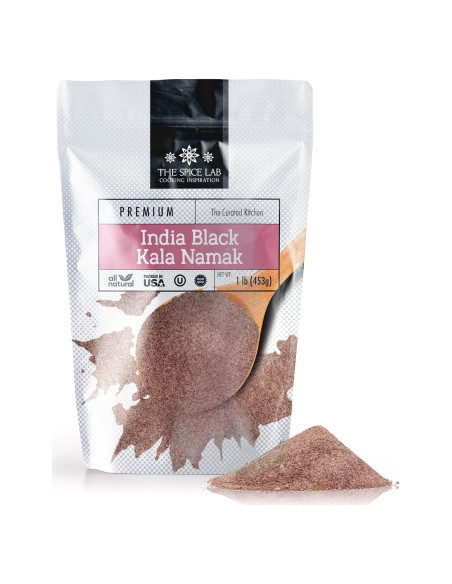 Sal Negra Kala Namak The Spice Lab 0.45 kg Vegana Sin Gluten