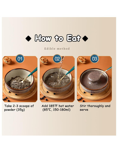 Polvo de Frijol Negro KachiKachi 700g - Sin Azúcar Añadido