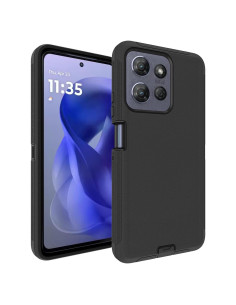 Funda Aliruke para Moto G Power 5G 2025, 3 capas, negra