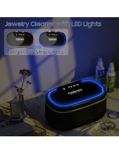 Limpiador Ultrasónico Fashome 550ml con Luz LED y Temporizador 2