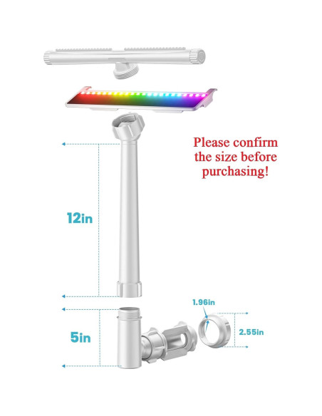 Fuente de piscina solar Pallyou con luces LED 10 colores