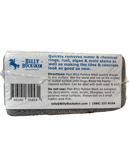 Bloque de Pumice para Piscina Billy Buckskin 0.45 kg