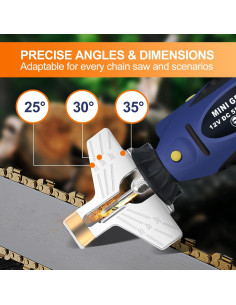 Kit de Afilador de Motosierra Eléctrica Jovant 12V 25000RPM 2
