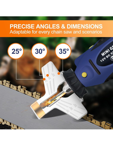 Kit de Afilador de Motosierra Eléctrica Jovant 12V 25000RPM