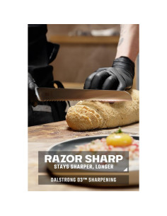 Cuchillo de Pan Serrado Dalstrong 25.4 cm Acero Alemán 2