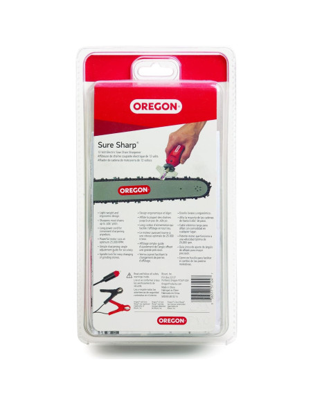 Afilador de Cadena de Motosierra Eléctrico Oregon 12V 2-en-1