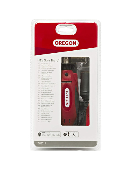 Afilador de Cadena de Motosierra Eléctrico Oregon 12V 2-en-1